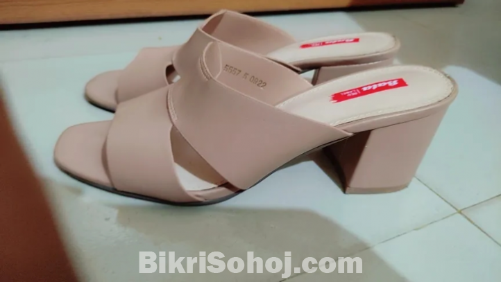 Bata box heel sandal